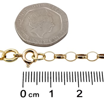 9ct gold 6.2g 16 inch figaro Chain